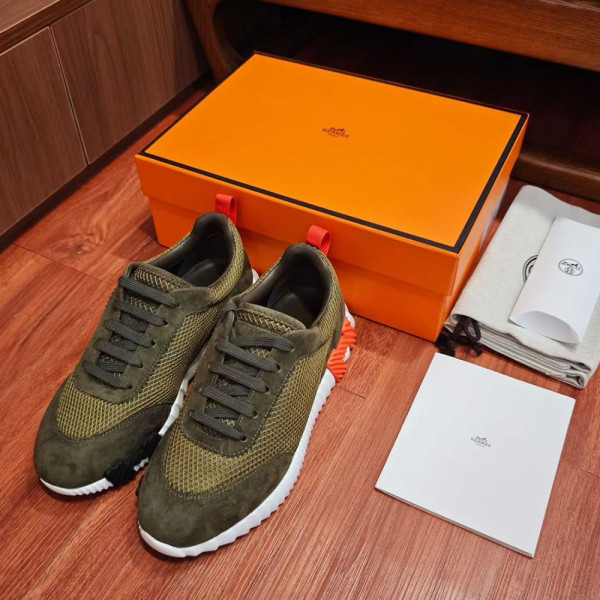 Hermes, Bouncing, Men Sneaker, Khaki
