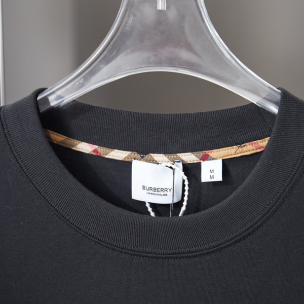 Burberry, Men T-Shirt, Black