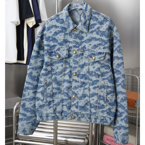 Louis Vuitton, Men Jacket, Blue