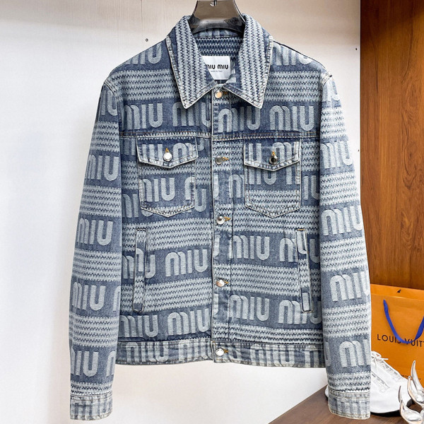 Miu Miu, Men Jacket, Blue