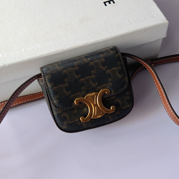 Celine, Mini Claude, Women Bag, Brown