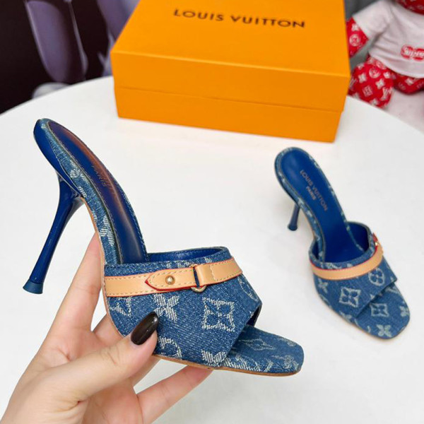 Louis Vuitton, Women Slipper, Blue