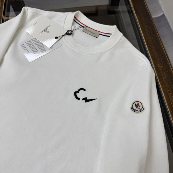 Moncler, Men Hoodie, White