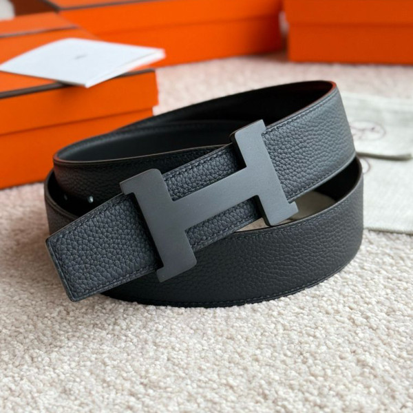 Hermes, Men Belt, Black