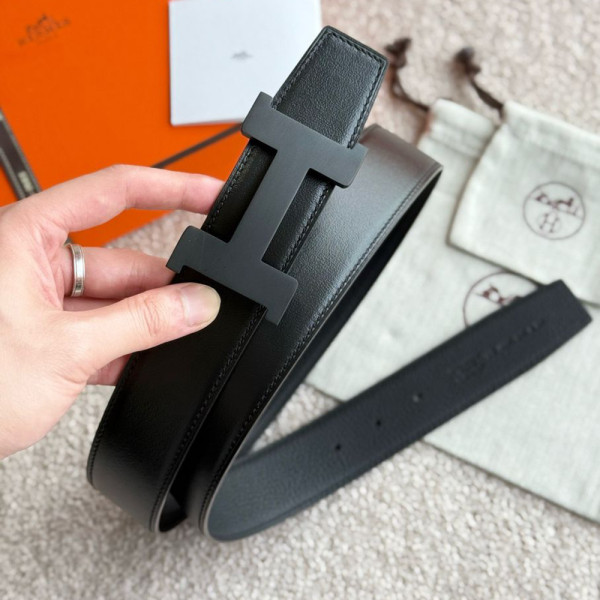 Hermes, Men Belt, Black