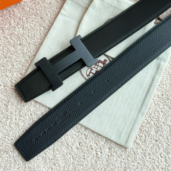 Hermes, Men Belt, Black