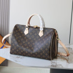 Louis Vuitton, Speedy, Unisex Bag, Brown