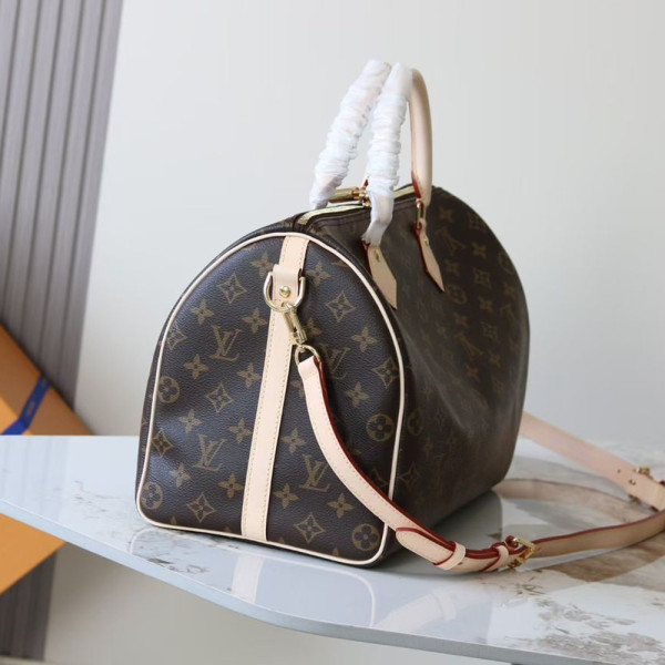 Louis Vuitton, Speedy, Unisex Bag, Brown