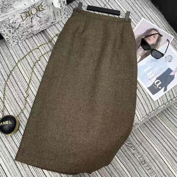 Christian Dior, Women Skirt, Brown