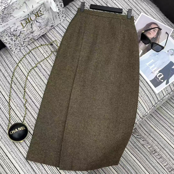 Christian Dior, Women Skirt, Brown