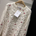 Christian Dior, Women Pullover, Cream
