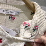 Christian Dior, Women Pullover, Cream