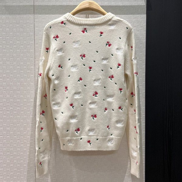 Christian Dior, Women Pullover, Cream