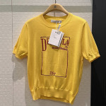 Christian Dior, Women T-Shirt, Yellow