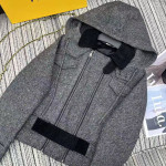 Fendi, Women Jacket, Grey