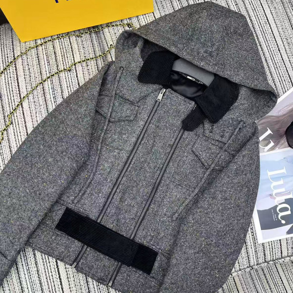 Fendi, Women Jacket, Grey