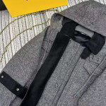 Fendi, Women Jacket, Grey
