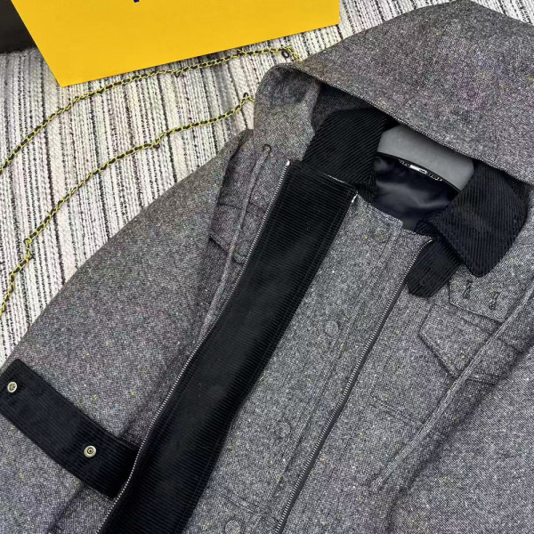 Fendi, Women Jacket, Grey