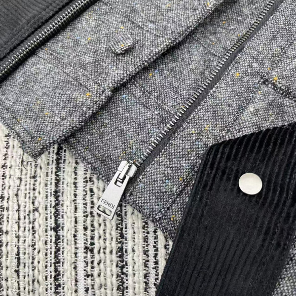 Fendi, Women Jacket, Grey