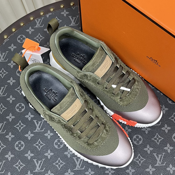 Hermes, Bouncing, Women Sneaker, Khaki
