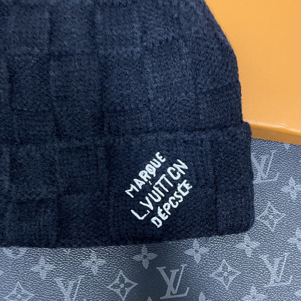 Louis Vuitton, Men Beanie, Black