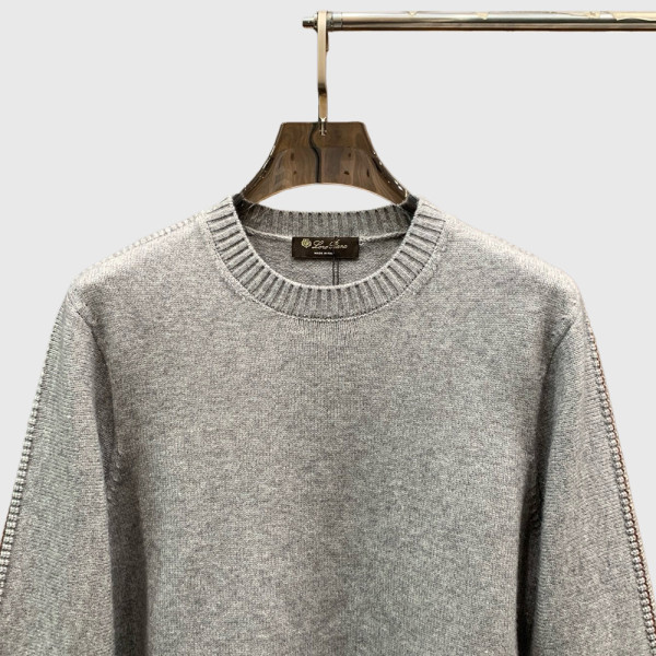 Loro Piana, Men Pullover, Grey