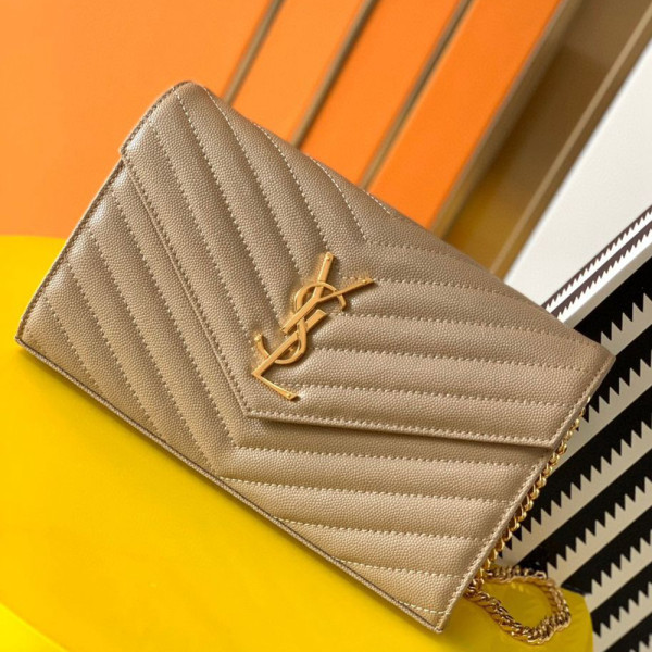Yves Saint Laurent, Women Bag, Beige