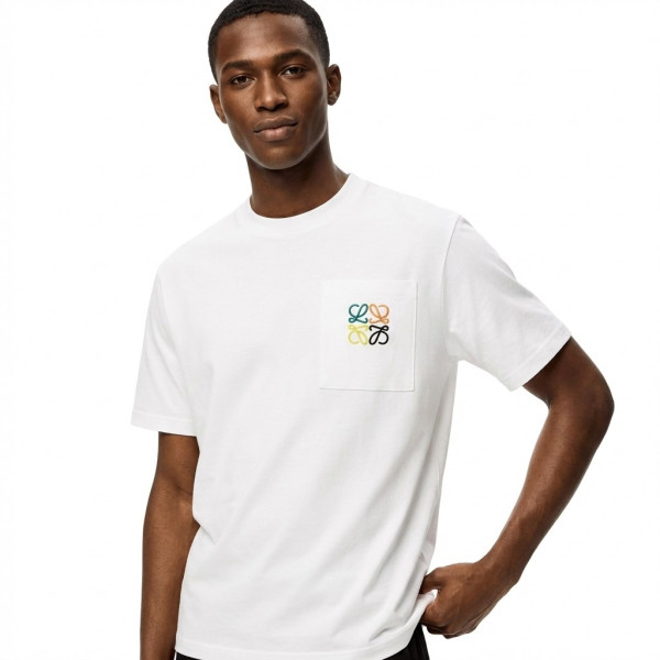 Loewe, Men T-Shirt, White
