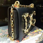 Dolce & Gabbana, DG Girls, Women Bag, Black