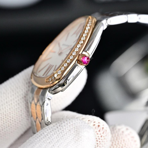 Bulgari, Serpenti Seduttori, Women Watch, Silver & Rose Gold