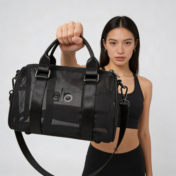 Alo, Mini Sheer Duffle, Women Bag