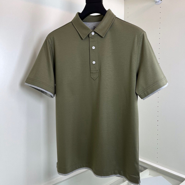 Brunello Cucinelli, Men T-Shirt, Khaki