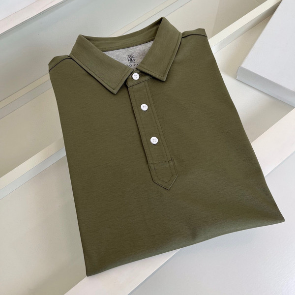 Brunello Cucinelli, Men T-Shirt, Khaki