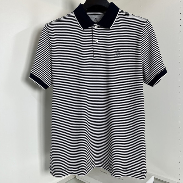 Brunello Cucinelli, Men Polo, Navy