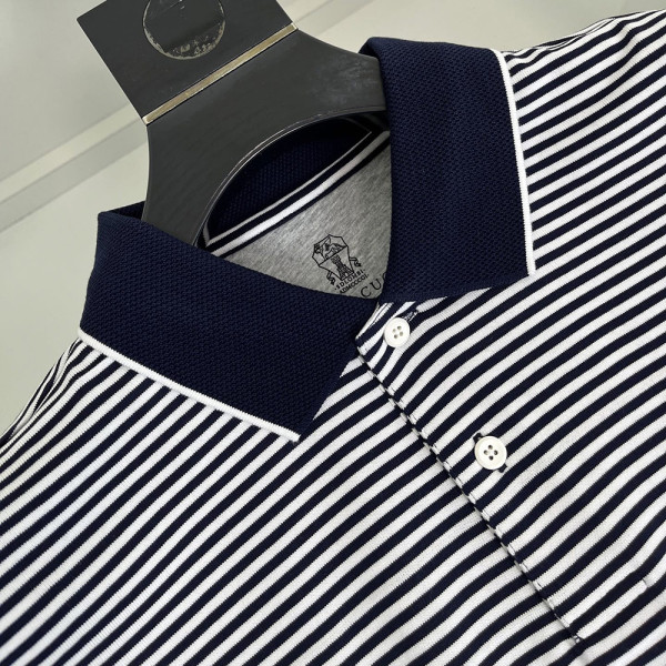 Brunello Cucinelli, Men Polo, Navy