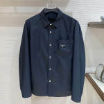 Loro Piana, Men Shirt, Navy