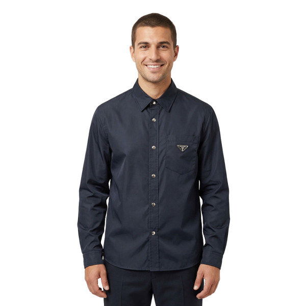 Loro Piana, Men Shirt, Navy