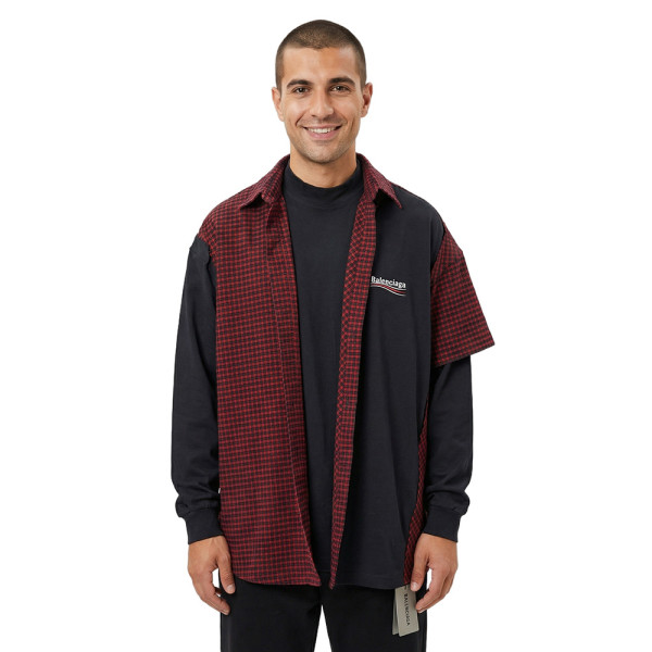 Balenciaga, Men Shirt, Red