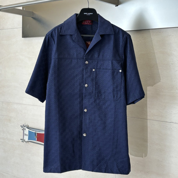 Gucci, Men Shirt, Navy