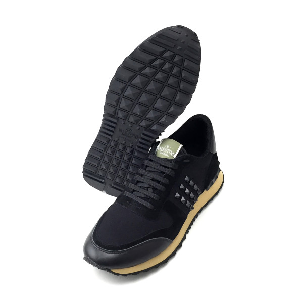 Valentino, Heren Sneakers, Zwart