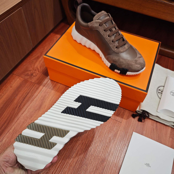 Hermes, Bouncing, Men Sneaker, Brown