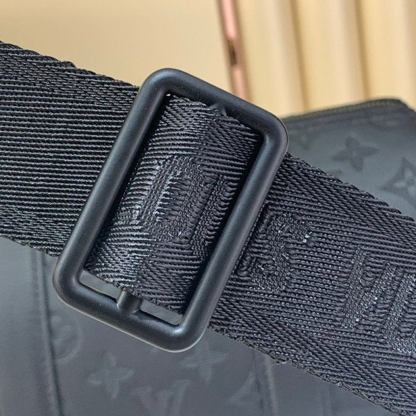 Louis Vuitton, Keepall Bandoulière, Unisex Bag, Black