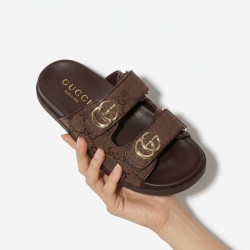 Gucci, Women Slipper, Brown