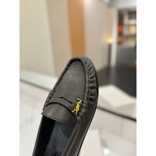Yves Saint Laurent, Women Loafer, Black