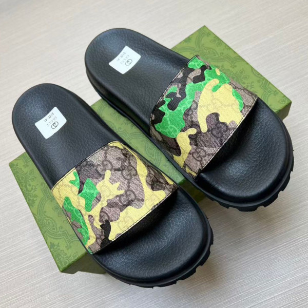 Gucci, Lug-Sole Slide, Men Slipper, Black