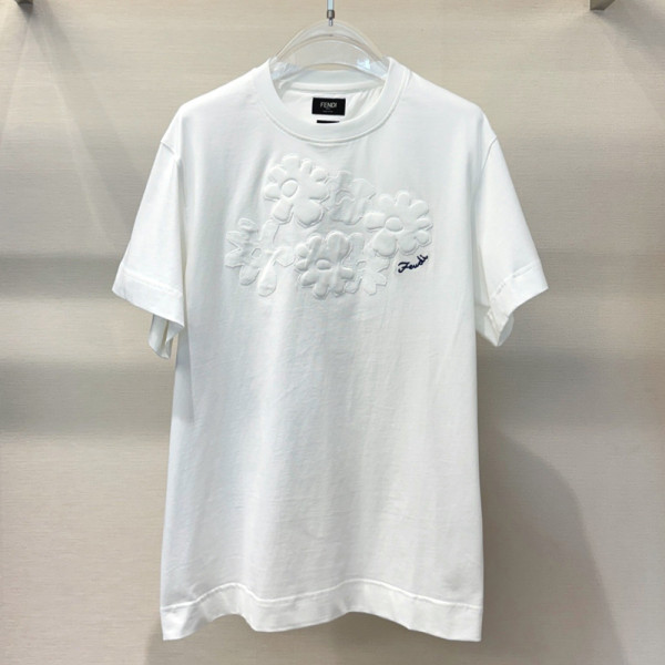 Fendi, Men T-Shirt, White