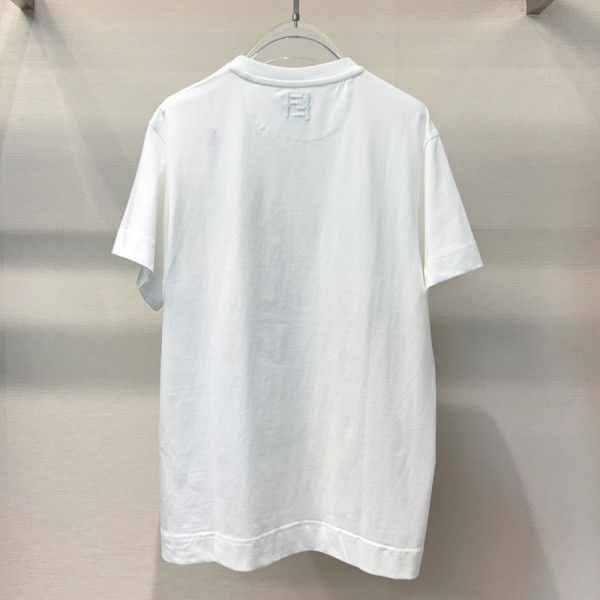 Fendi, Men T-Shirt, White