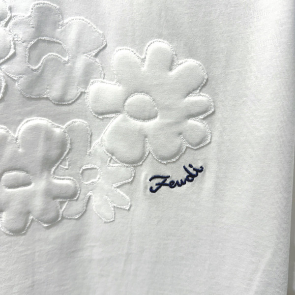 Fendi, Men T-Shirt, White
