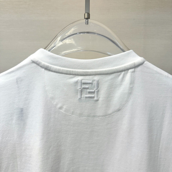 Fendi, Men T-Shirt, White