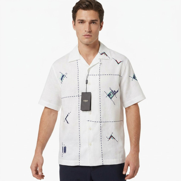 Fendi, Men Shirt, White